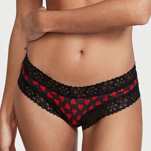 VS❤️ Lace Waist Cheeky Hearts Victoria's Secret Valentine’s Day NWT - Picture 10 of 16